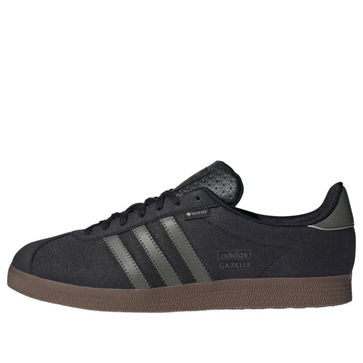 Giày adidas Gazelle GTX Black Utility Grey Gum JR2727 phối màu đen xám với đế gum