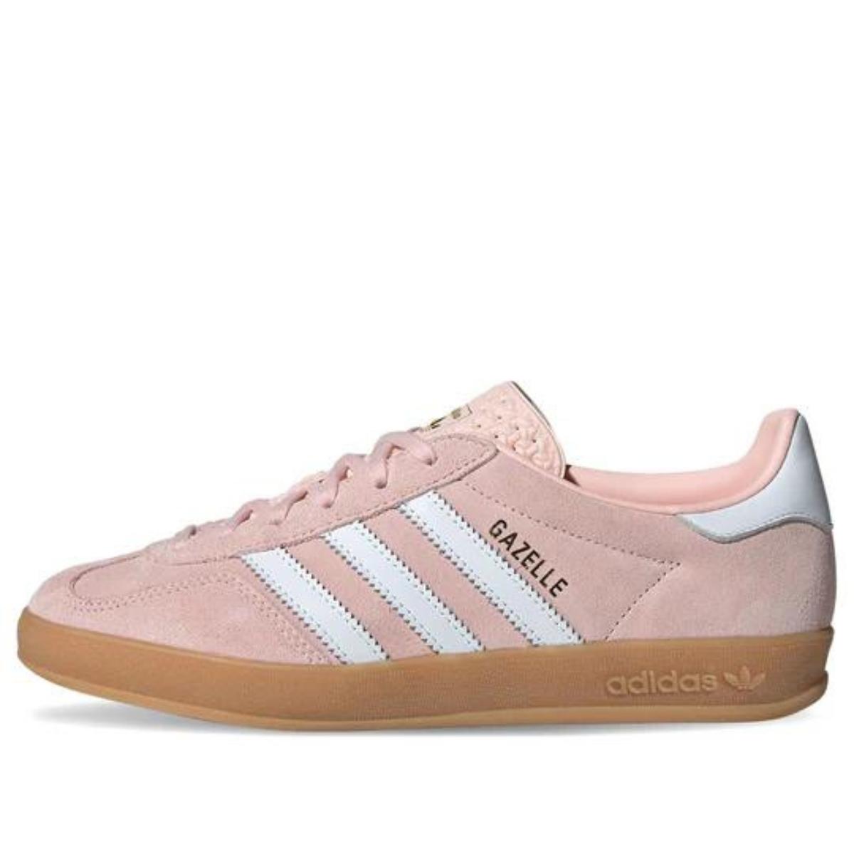 Giày adidas Originals Gazelle Indoor Pink White WMNS IH5484正面