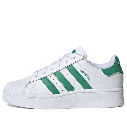 Giày adidas Originals Superstar XLG Shoes Cloud White Semi Court Green WMNS IF3002 phối màu trắng xanh