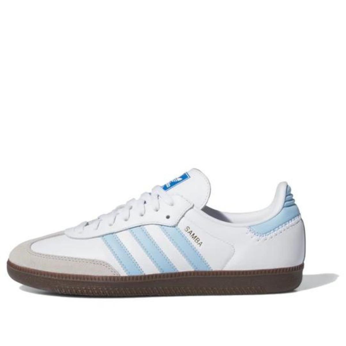 Giày adidas Samba OG Cloud White Light Blue JI2003正面