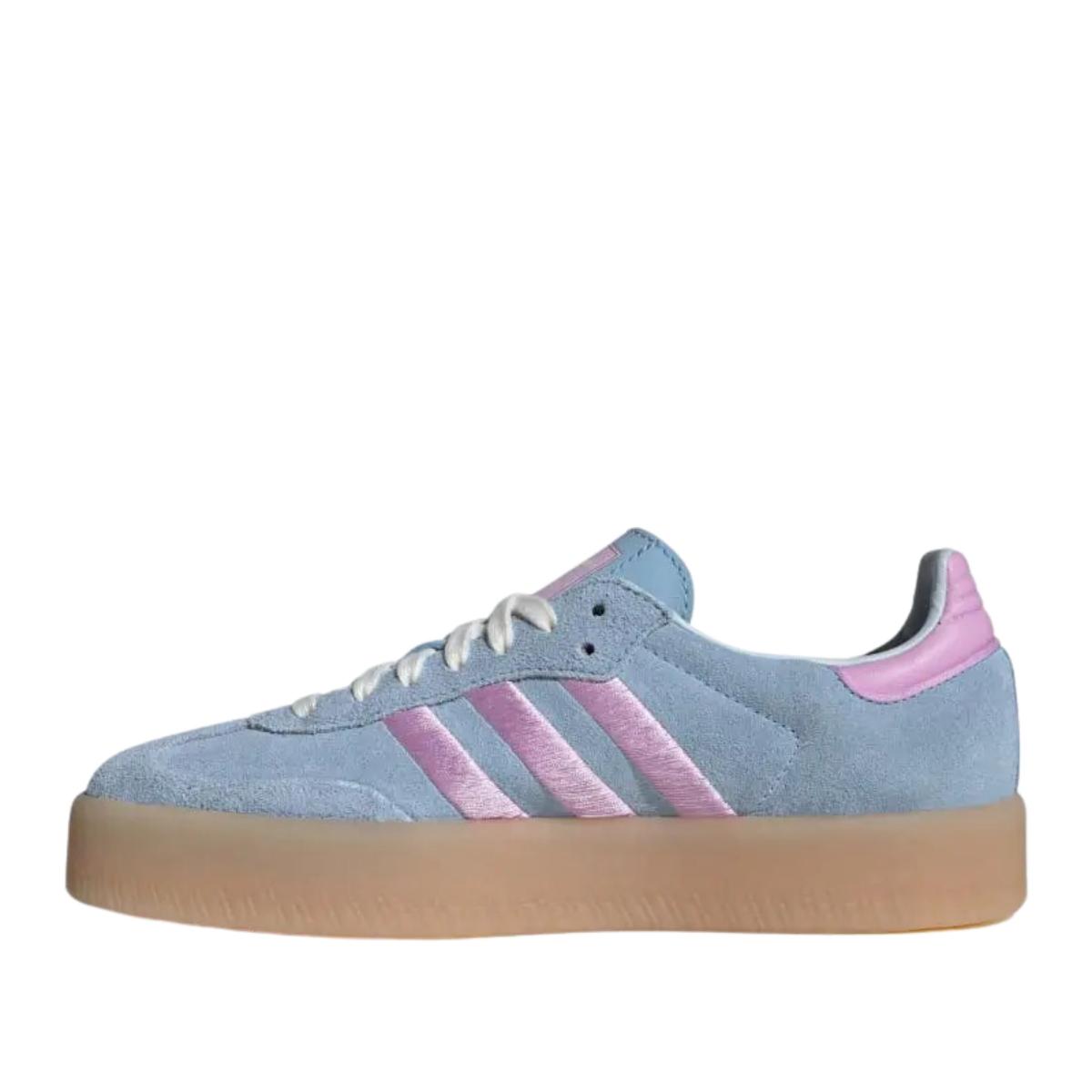 Giày adidas Sambae Clear Sky Bliss Lilac JH8836 phối xanh nhạt tím pastel