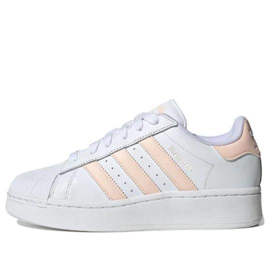 Giày adidas Superstar XLG White Bliss Orange WMNS IF3004 phối trắng cam góc nghiêng