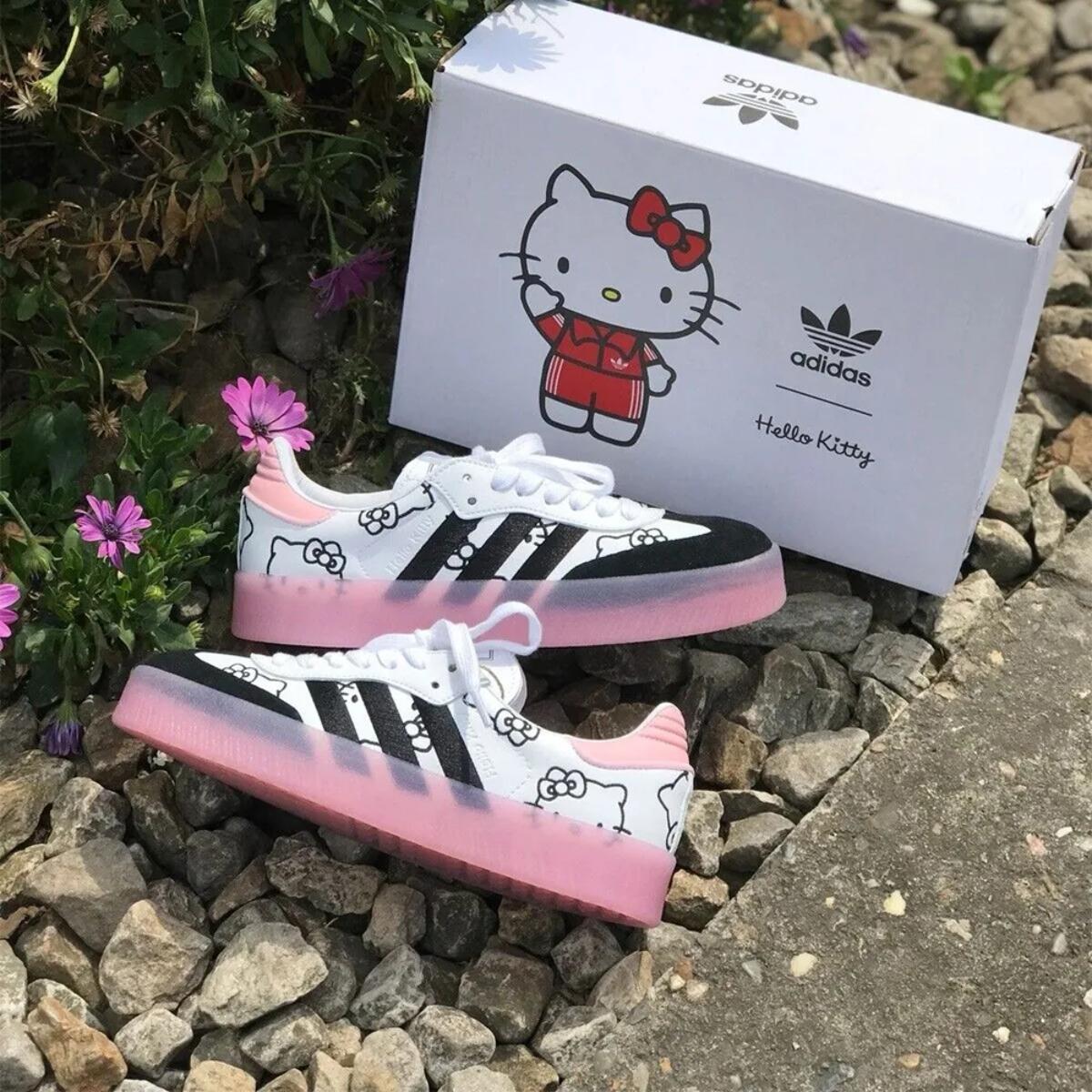 giay-adidas-x-hello-kitty-sambae-white-black-clear-pink-ig4450-7
