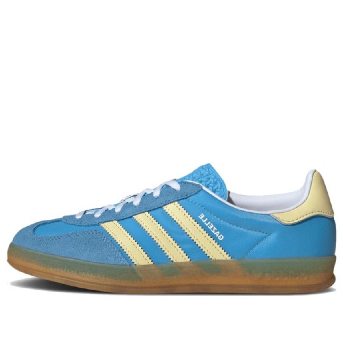 Giày WMNS adidas originals Gazelle Indoor Blue Burst Yellow IE2960